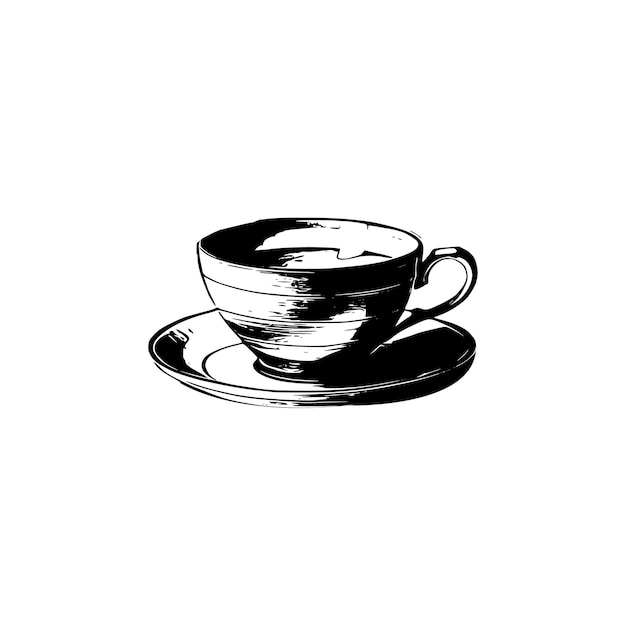 Handsketched tea Cup Vector illustration