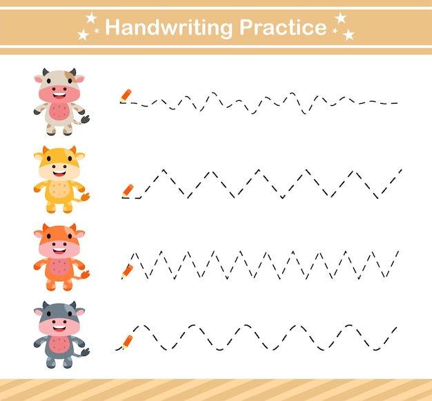 Handwriting practice gameEducation game for kindergarten and preschool Educational game for kids