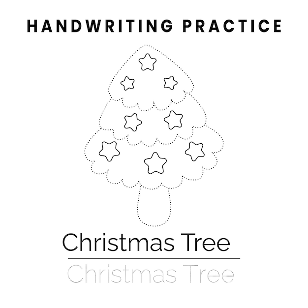 Handwriting practice for kids