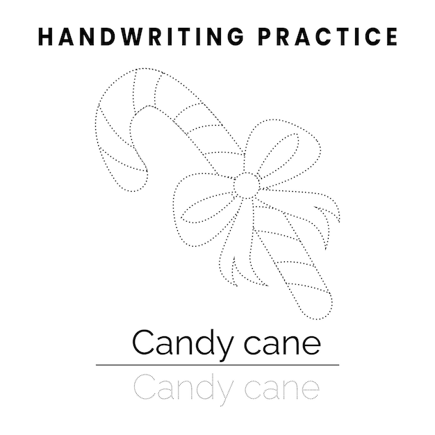 Handwriting practice for kids