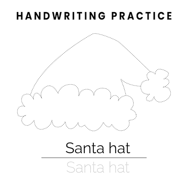 Handwriting practice for kids