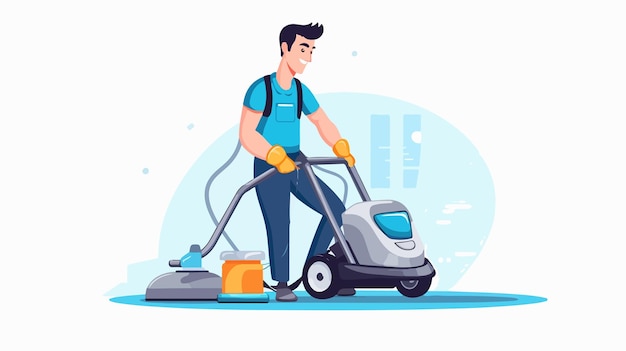 Handyman Idea 2D Flat Cartoon Vector Illustration