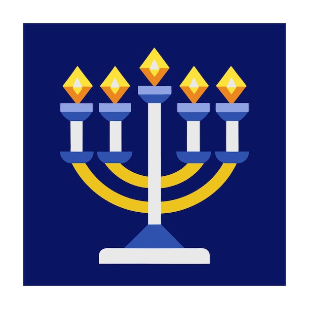 Vector hanukkah concept vector illustration