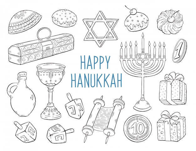 Hanukkah sketches collection