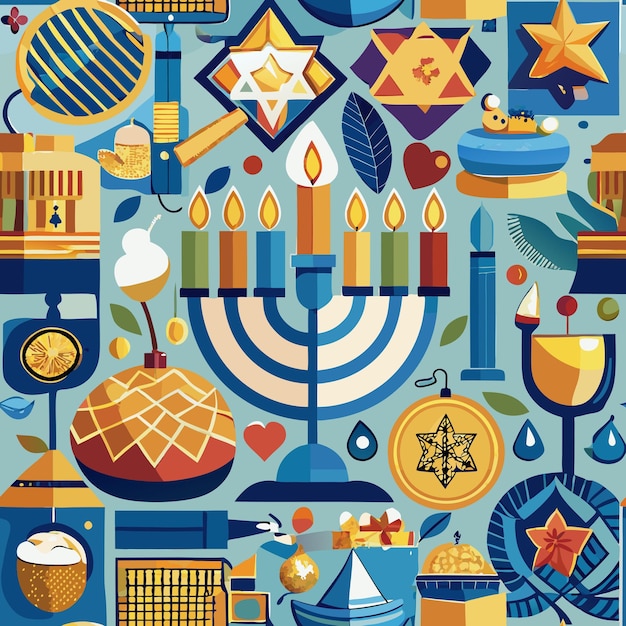 Vector hanukkah