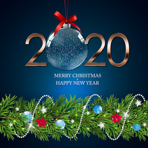 Happy 2020 New Year Background