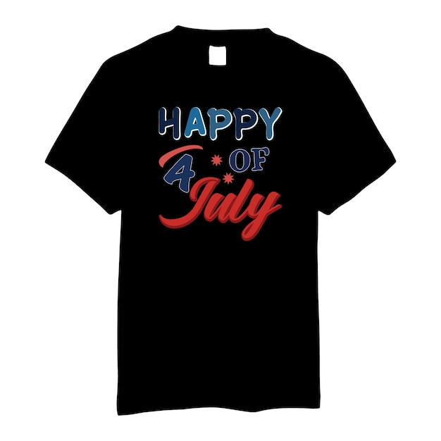 Happy 4th July America Independence day tshirt design