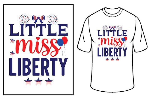 Happy 4th of July T-shirt for the USA. The American flag, independence, gift shirt.