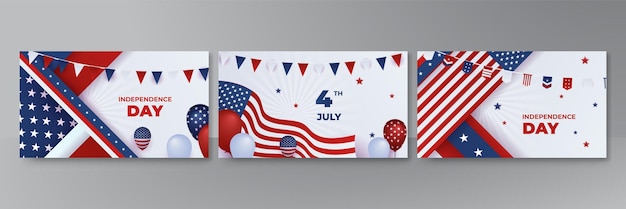 Vector happy 4th of july usa independence day background with american national flag universal us american banner vector illustration designed for memorial day labour day presentation patriot election