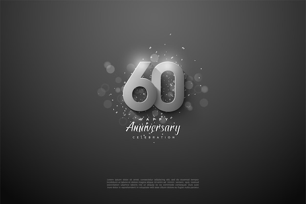 happy 60th anniversary background