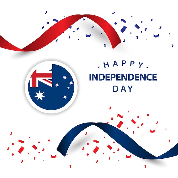 Happy Australia Independent Day Vector Design Illustration