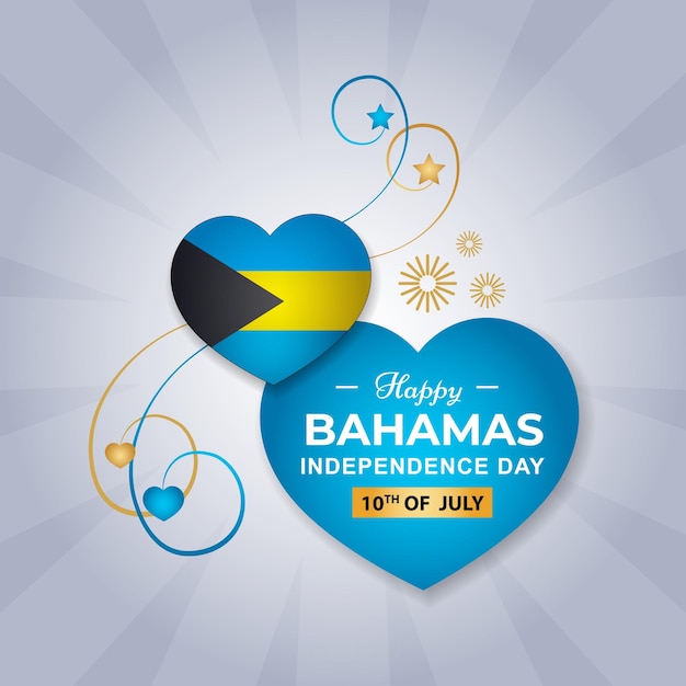 A happy bahamas independence day poster