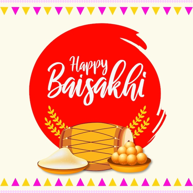 happy baisakhi festival in Punjab, India