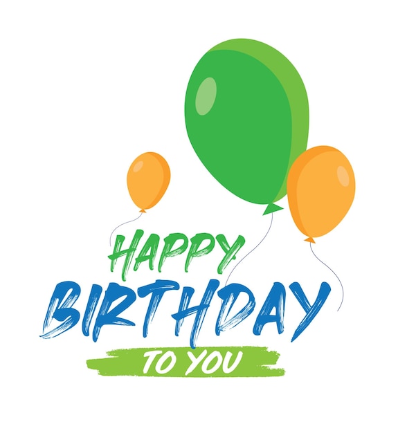 Happy birthday Card vector