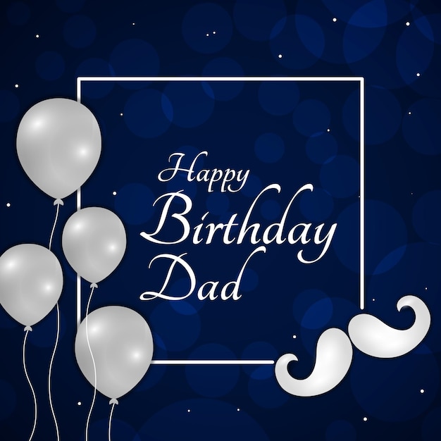 Happy Birthday Celebration Card Template