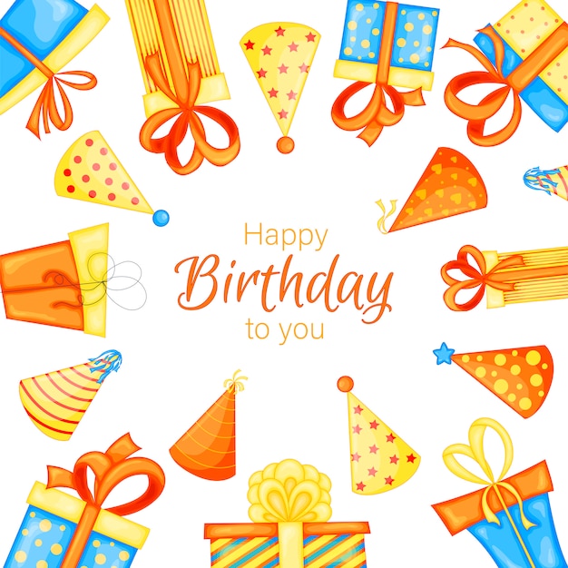 happy birthday greeting card