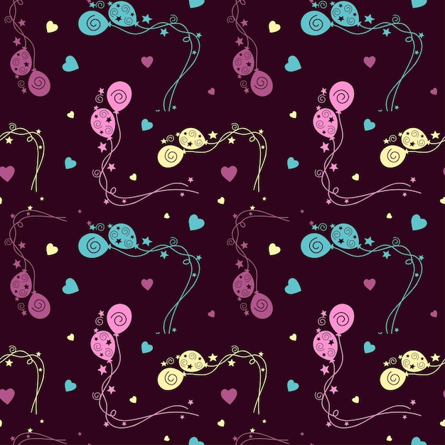 Happy birthday pattern Background