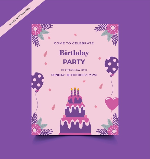 Happy birthday poster