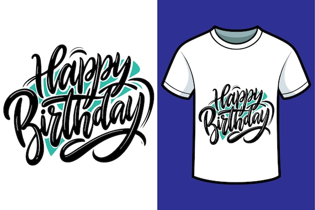 Happy Birthday tshirt design 3