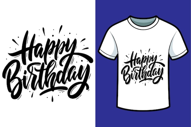 Happy Birthday tshirt design 4