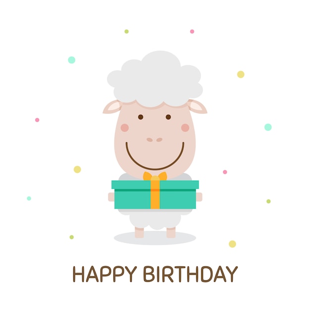 Happy Birthday. Vector illustration.