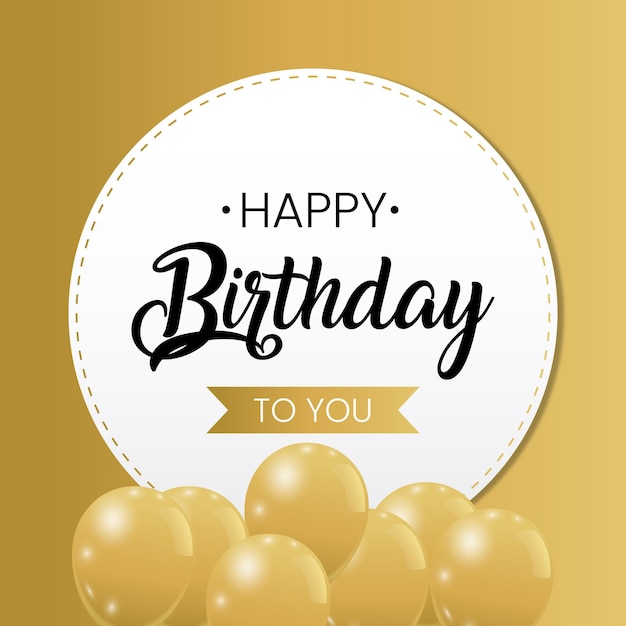 Happy Birthday To You Social Media Post Template