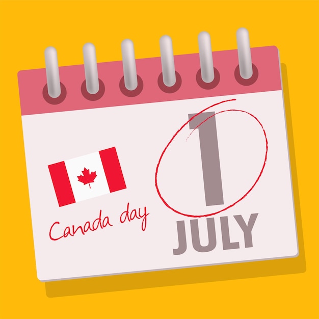 Happy Canada Day Canada Day Holiday Banner Design