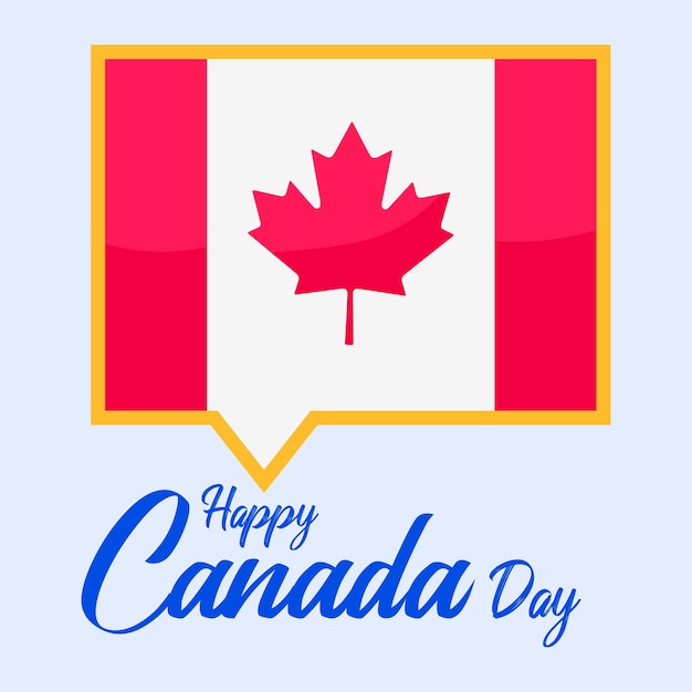 Happy Canada Day Canada Day Holiday Banner Design