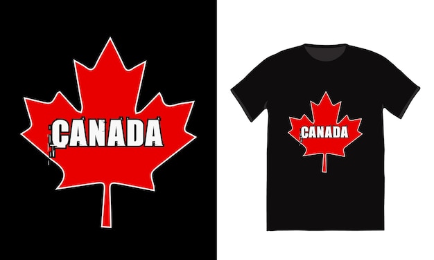 Happy Canada Day TShirt Design