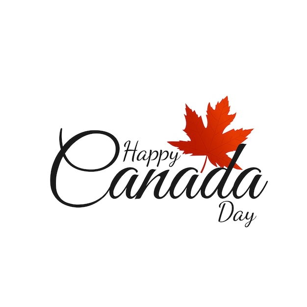 Happy Canada day, Vector Illustration.