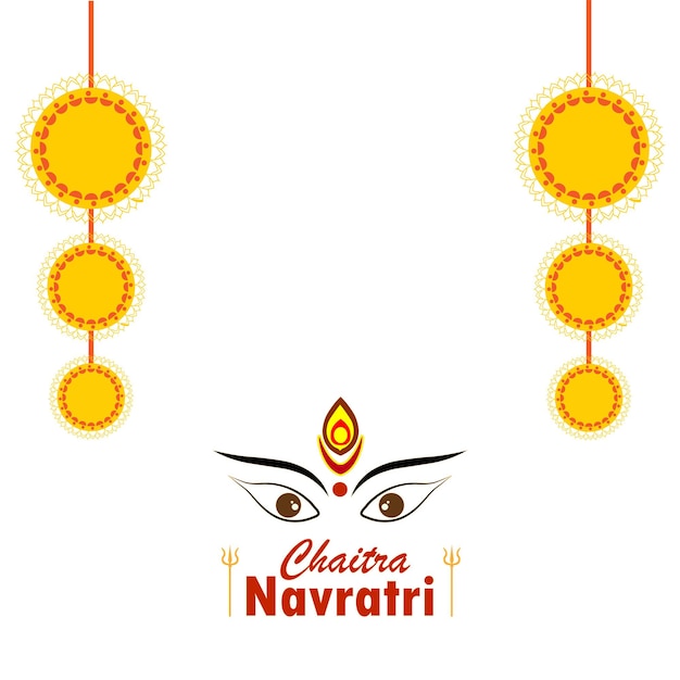 Happy Chaitra Navratri ,Vector illustration.