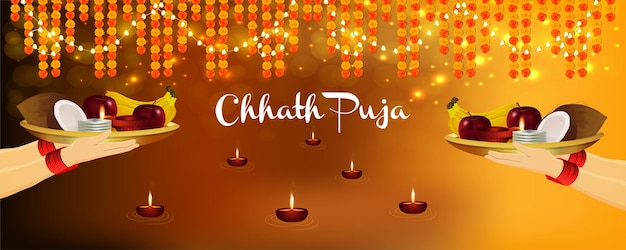 Happy chhath puja sun festival of india