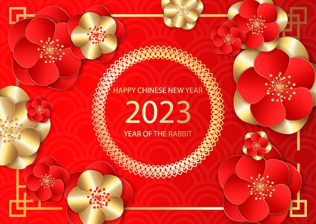 Happy chinese new year 2023 year of the rabbit