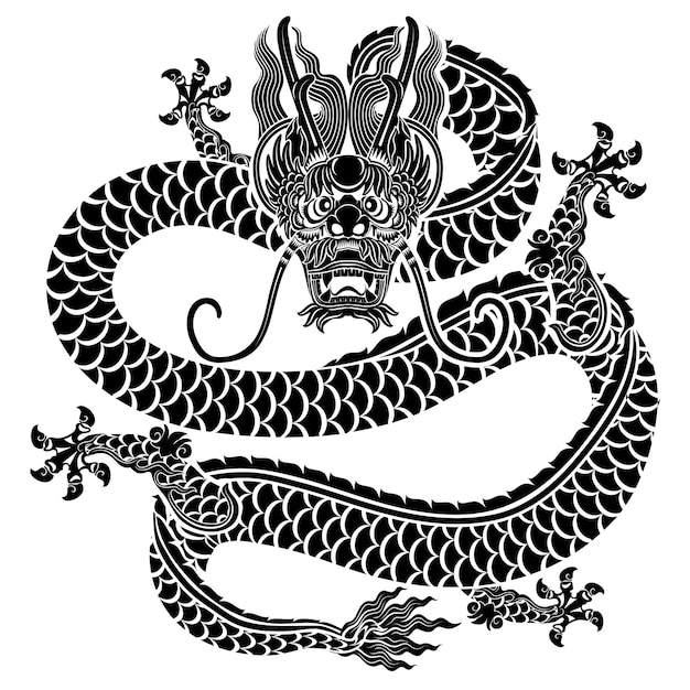 Happy chinese new year 2024 the dragon zodiac sign