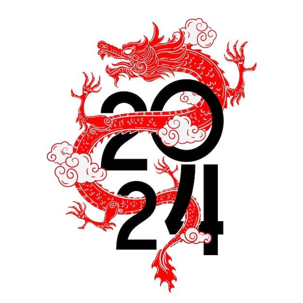 Happy chinese new year 2024 year of the dragon