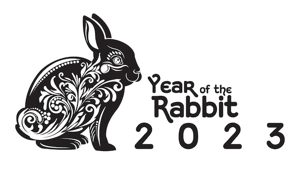 Happy Chinese New Year Year Of The Rabbit Zodiac