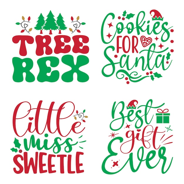 Happy Christmas Tshirt And SVG Design Merry Christmas SVG Quotes Tshirt Design Vector EPS file