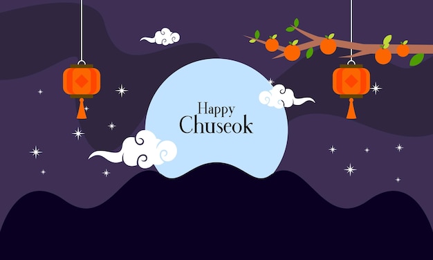 Happy Chuseok Festival Background