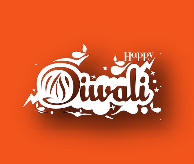 Happy Diwali Background Design. Abstract Vector illustration.