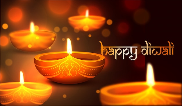 Happy Diwali Background.