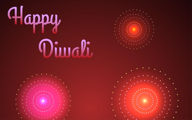 Happy Diwali creative vector background