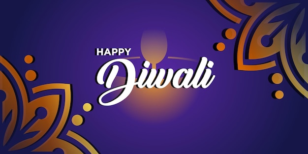 Happy diwali day background design