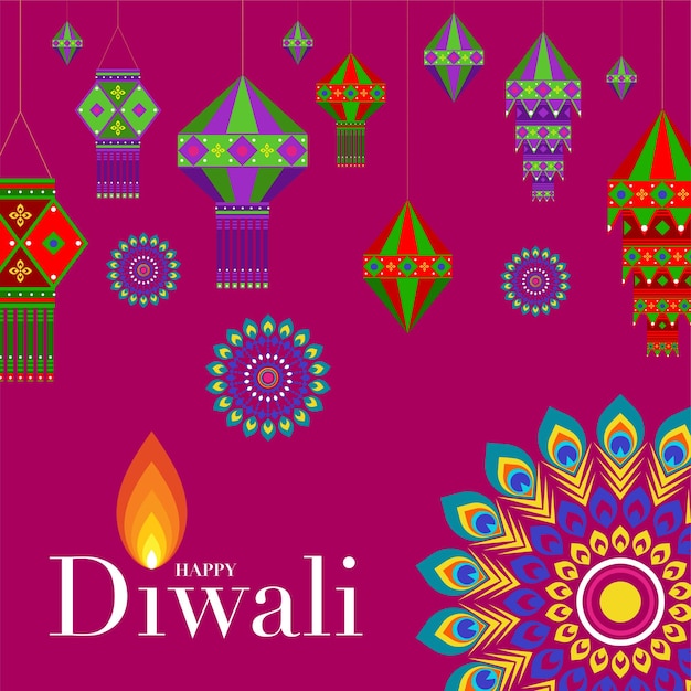 Happy Diwali Deepavali or Dipavali the festival