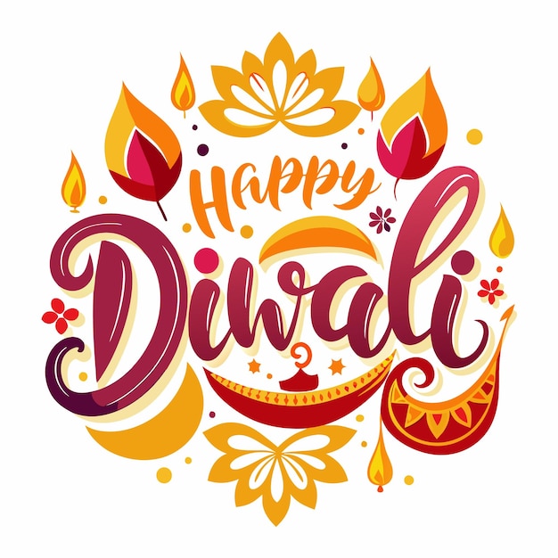 Happy Diwali festival of light Modern geometric minimalist design Poster banner and social media template