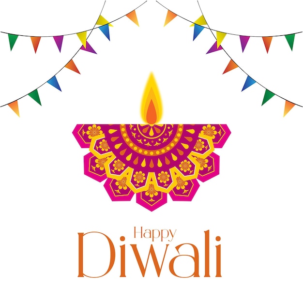 Happy diwali festival of lights