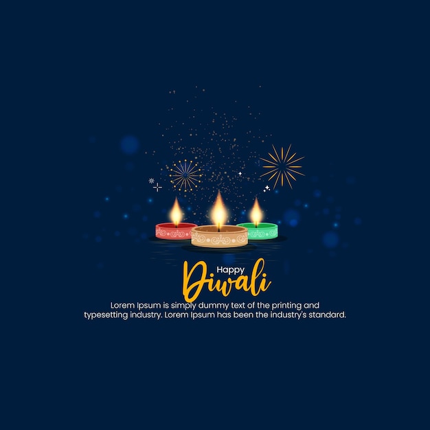 Happy Diwali luxury greeting cards, diwali creative ads.