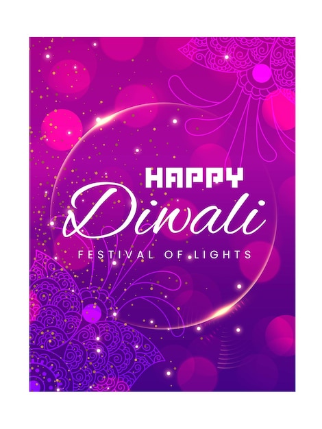 Happy Diwali poster design