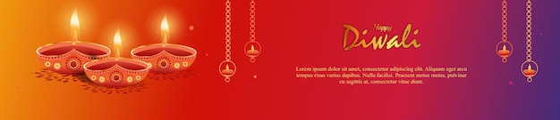 Happy Diwali Web Banner