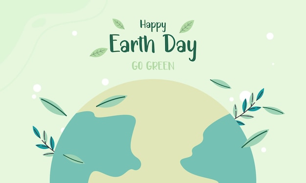 Happy Earth Day Concept Illustration