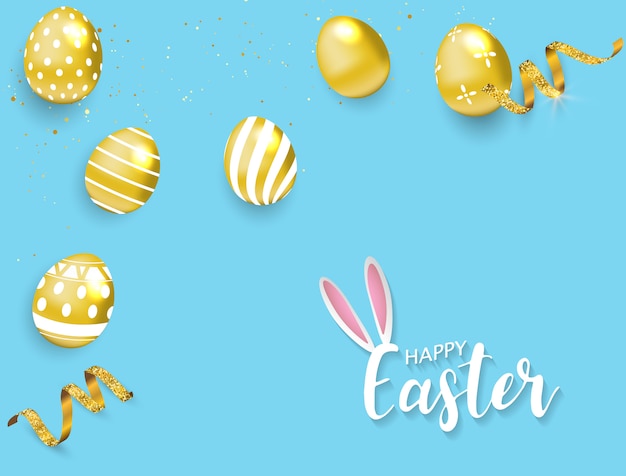 Happy Easter background.